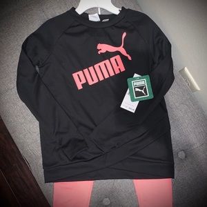 NWT.Girls Puma Activewear 2piece Set (Sz6)